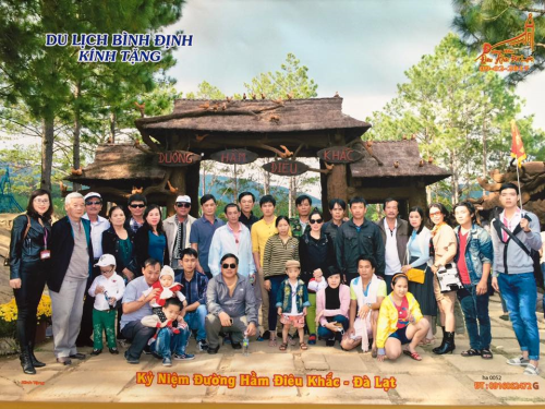 ĐOÀN KHÁCH DU LỊCH BÌNH ĐỊNH THAM QUAN ĐÀ LẠT